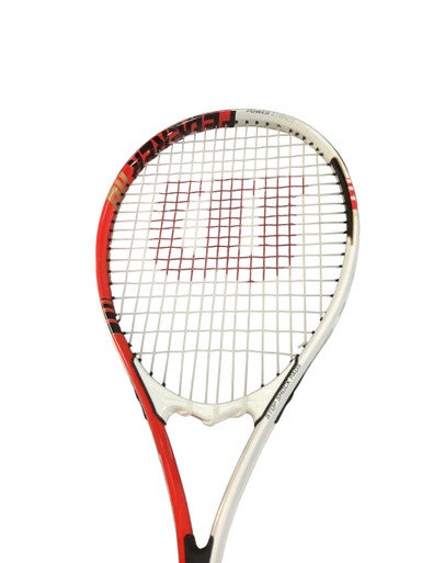Used Wilson FEDERER 110 Adult Tennis Racquet Red 4 3/8" 11479-S000404909