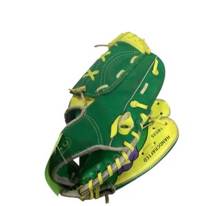 Used TMNT TBALL GLOVE 9.5 RHT BB/SB Glove RH Throw Green 9 1/2" 11479-S000404899