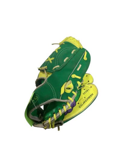 Used TMNT TBALL GLOVE 9.5 RHT BB/SB Glove RH Throw Green 9 1/2" 11479-S000404899