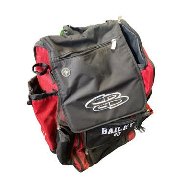Used BoomBah ROLLING BACKPACK BB/SB Player Wheeled Bag Red 11479-S000404841