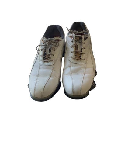Used Foot Joy Mens Golf Shoes White Senior 11.5 11479-S000404799