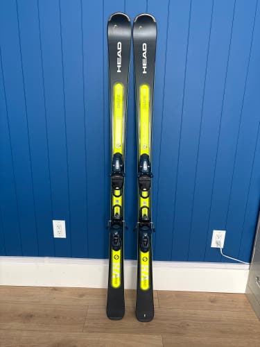HEAD V8 170 cm All Mountain Skis With Bindings Max Din 11 (New)