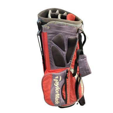 Used Taylormade STAND BAG Mens Stand Bag Red 11479-S000404094