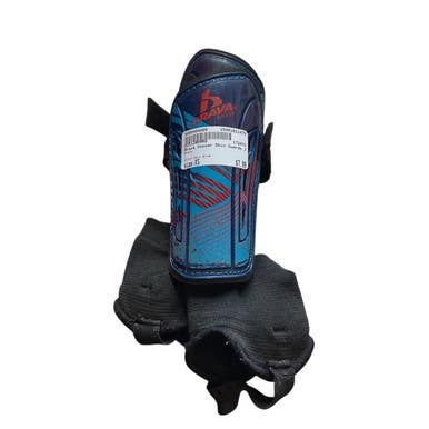 Used Brava Soccer Shin Guards Junior Navy Blue XS 11479-S000404009