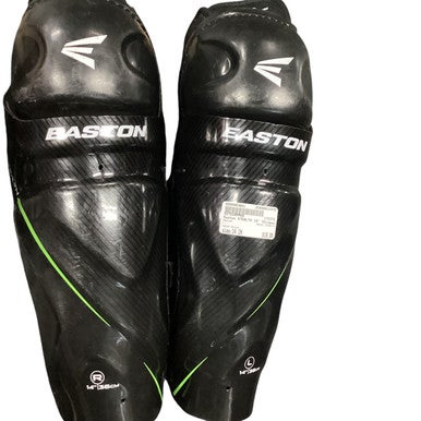 Used Easton STEALTH Senior Shin Guards Black 14" 11479-S000403681