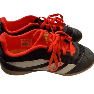 Used Adidas PREDATOR Soccer Indoor Shoes Black Junior 02.5 11479-S000403639