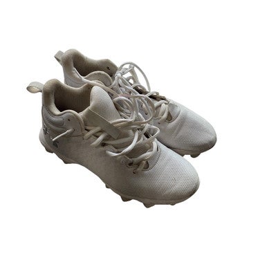 Used Under Armour Jr FB Cleats White Junior 04.5 11479-S000403542