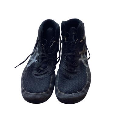 Used Asics MATFLEX Wrestling Shoes Black Senior 12 11479-S000403472