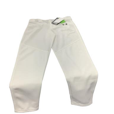 Used Under Armour TAPERED FIT YTH MD WHITE BB PANTS BB/SB Pant Boys White MD 11479-S000403461
