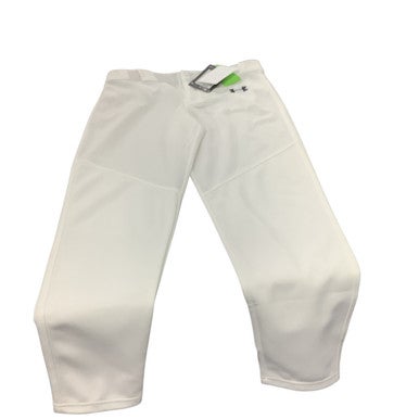Used Under Armour TAPERED FIT YTH MD WHITE BB PANTS BB/SB Pant Boys White MD 11479-S000403461