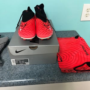 NIKE PHANTOM GX ELITE DF, Red Size M 8.5 (W 9.5) Nike Cleats (New)