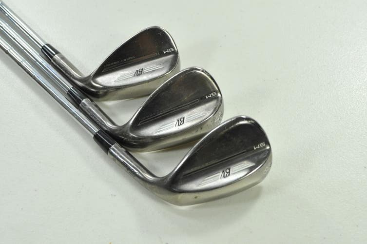 Titleist Vokey SM9 Brushed Steel 50*, 54*, 58* Wedge Set RH NS Pro Steel #203870