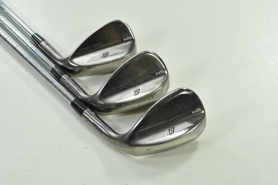 Titleist Vokey SM9 Brushed Steel 50*, 54*, 58* Wedge Set RH NS Pro Steel #203870