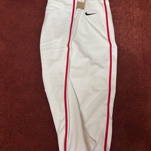 White Men's Small Adult Nike Game Pants (New)