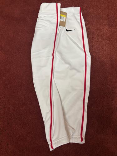 White Men's Small Adult Nike Game Pants (New)