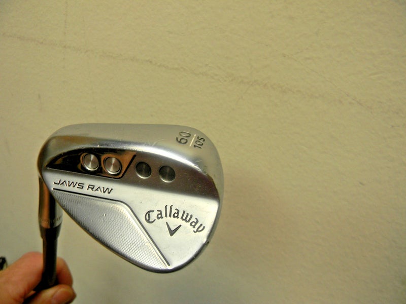 LEFT HAND CALLAWAY JAWS RAW 60* LOB WEDGE FACTORY CATALYST GRAPHITE SHAFT