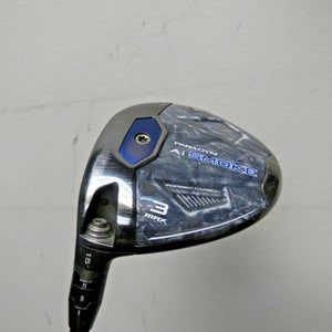 LEFT HAND CALLAWAY PARADYM Ai SMOKE MAX FAIRWAY WOOD # 3 15* CYPHER 50g SENIOR