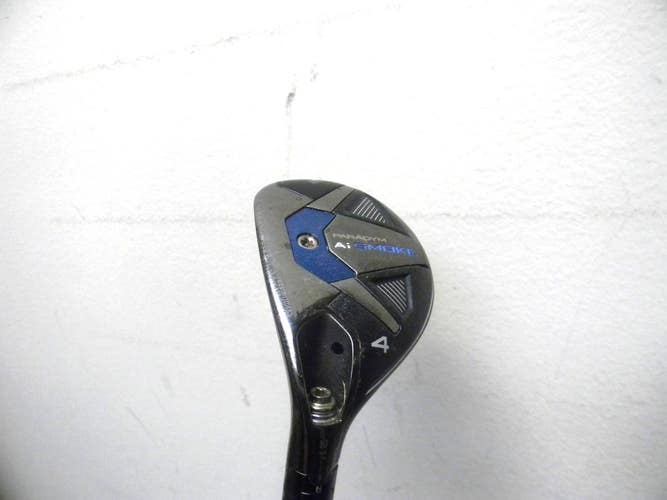 LEFT HAND CALLAWAY PARADYM Ai SMOKE HYBRID # 4 21* CYPHER 50g SENIOR FLEX