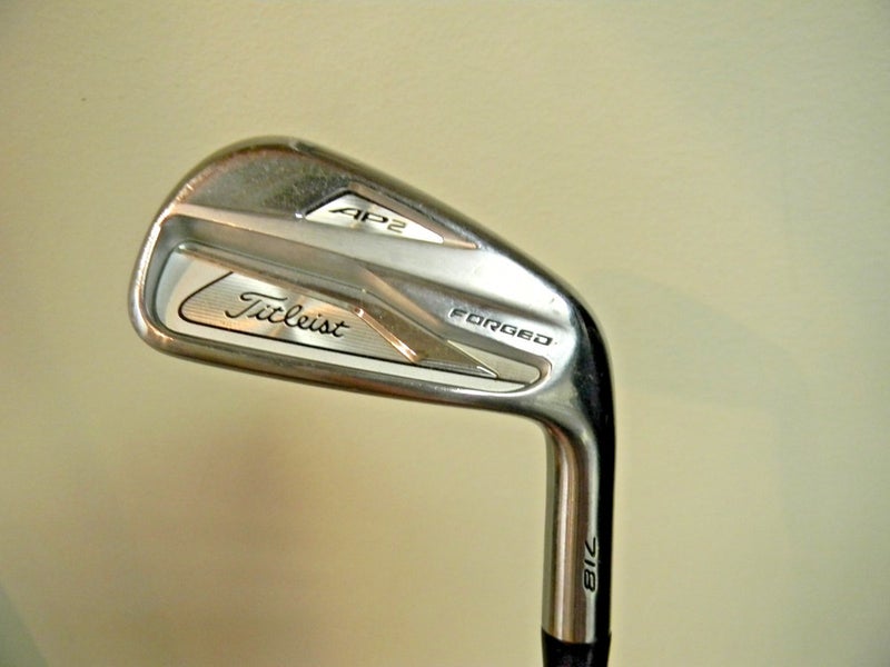 CLEAN TITLEIST 718 AP2 IRON SET 4 - PW AMT WHITE STIFF    NEW MCC UT COLOR GRIPS
