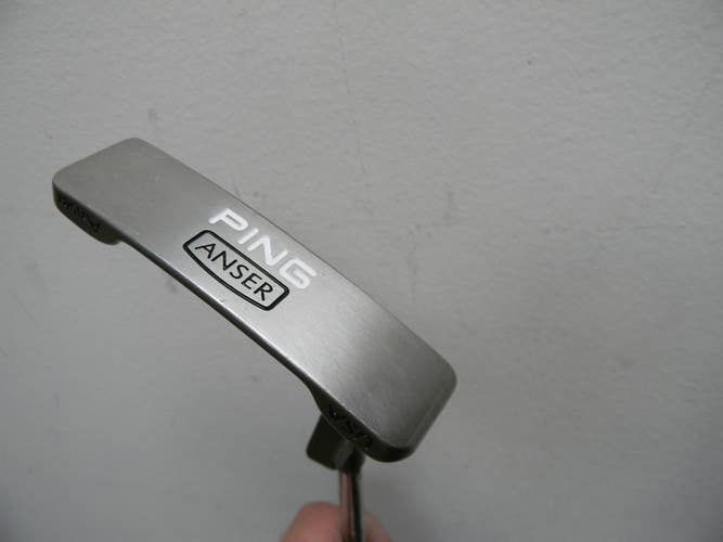 CLEAN PING BY KARSTEN ANSER BLACK DOT PUTTER 34" NEW PING MID SIZE CORD GRIP