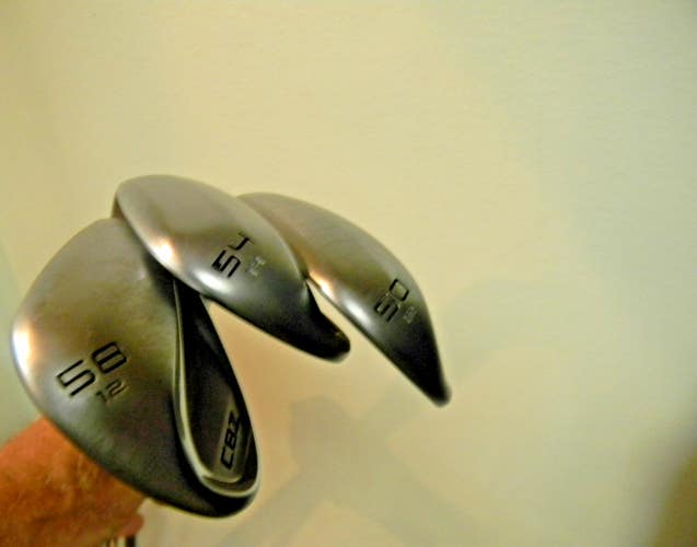 2025 CUSTOM CLEVELAND GOLF CBZ WEDGE SET 50* 54* 58* DYNAMIC GOLD S400 +1/4 OVER