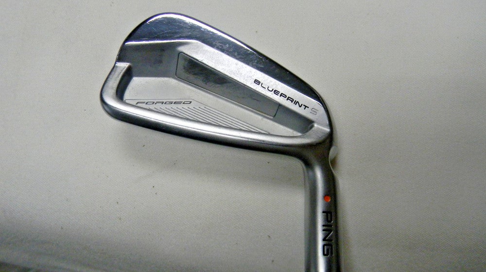 NICE CLEAN PING BLUE PRINT S IRON SET 4 - PW ORANGE DOT PROJECT X RIFLE 6.0