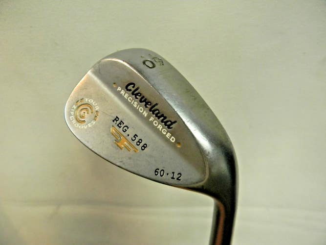 CLEVELAND GOLF PRECISION FORGED 60* LOB WEDGE  NEW GRIP  12* BOUNCE
