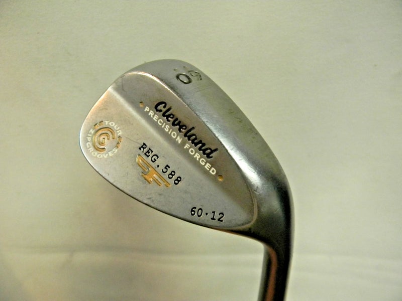 CLEVELAND GOLF PRECISION FORGED 60* LOB WEDGE  NEW GRIP  12* BOUNCE