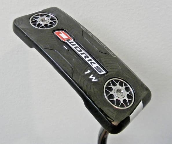 MINT ODYSSEY O WORKS DOUBLE BEND 1w WIDE PUTTER 34" SUPERSTROKE TOUR 2XL W HC