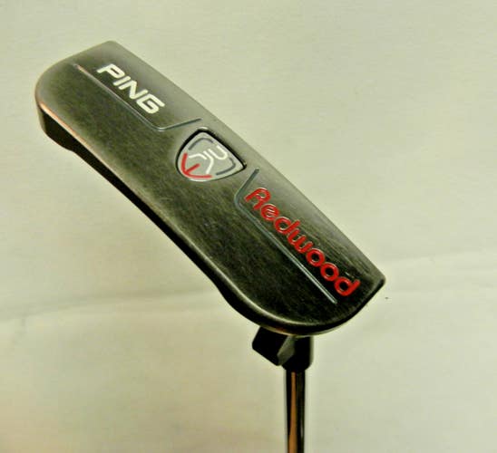 NICE PING REDWOOD D66 ORANGE DOT 2* FLAT LIE ANGLE PUTTER 34"