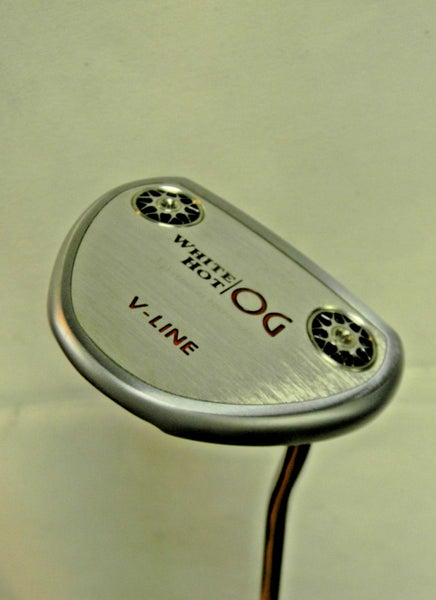 MINT 9.5 ODYSSEY WHIITE HOT OG V LINE PUTTER 34.50 STROKE LAB SUPERSTROKE W HC
