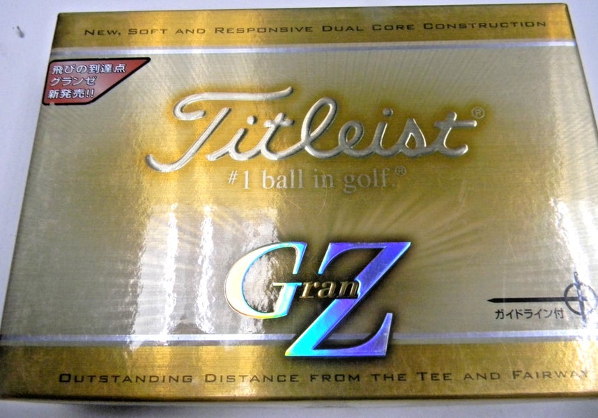 NEW IN BOX ONE DOZEN JAPAN MARKET ISSUE TITLEIST GRAN Z GOLF BALLS