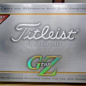 BRAND NEW IN BOX ONE DOZEN JAPAN MARKET ISSUE TITLEIST GRAN Z GOLF BALLS