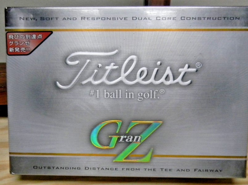 BRAND NEW IN BOX ONE DOZEN JAPAN MARKET ISSUE TITLEIST GRAN Z GOLF BALLS