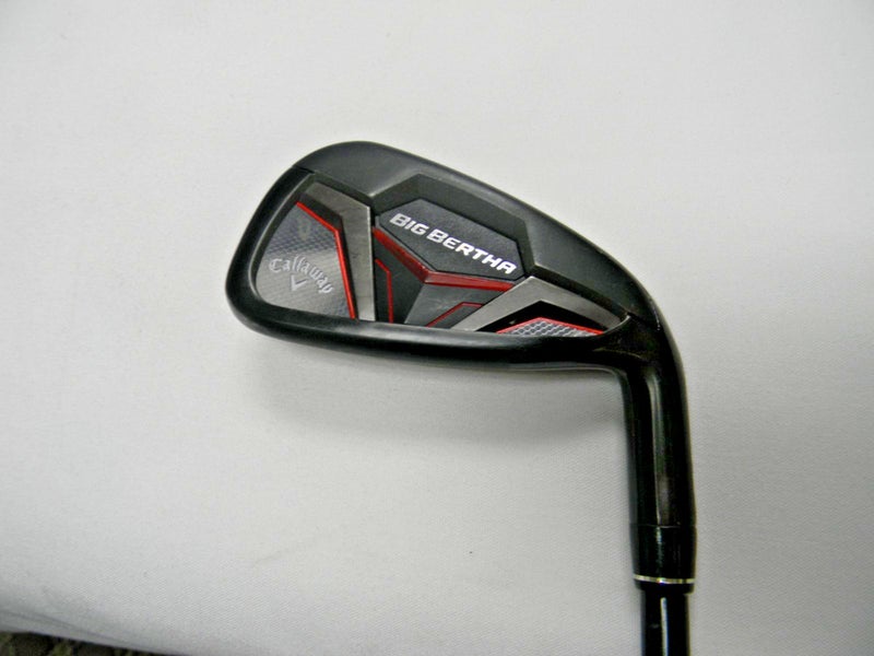 NICE CALLAWAY BIG BERTHA CF 19 IRON SET SENIOR 7 -PW AW BLACK HEAD FINISH