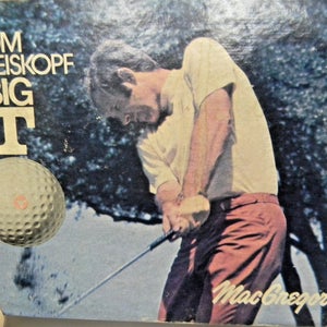 ONE DOZEN IN PACKAGING MacGREGOR BIG T TOM WEISKOPF GOLF BALLS CIRCA 1960'S