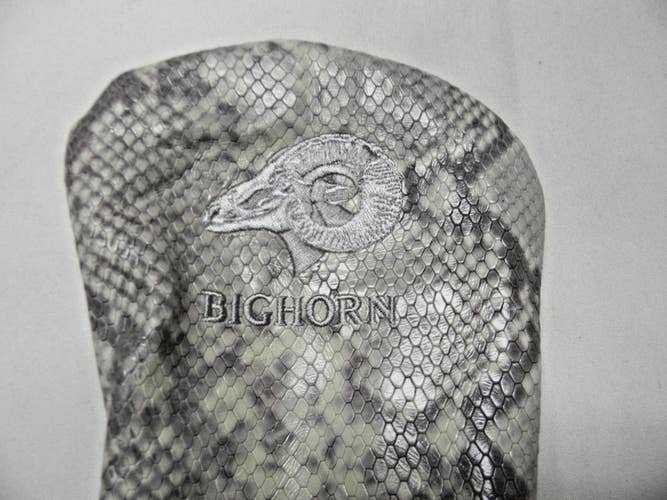NEW WINSTON COLLECTION BIGHORN GC LOGO DRIVER HEAD COVER SIMULATED SNAKE SKIN
