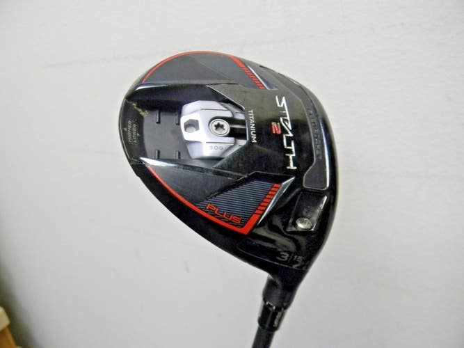 NICE TAYLORMADE STEALTH 2 PLUS FAIRWAY # 3 15* HZRDUS GREEN SMOKE EXTRA STIFF HC