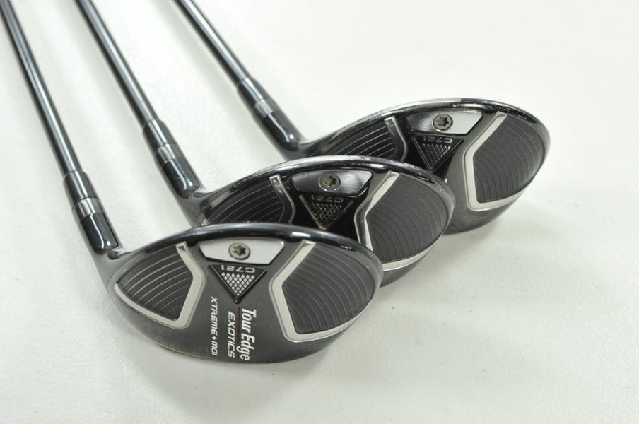 Tour Edge Exotics C721 3, 4, 5 Hybrid Set Senior Flex Right KBS Graphite #203853