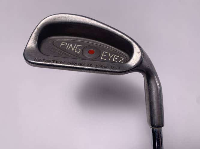 Ping Eye 2 Single 7 Iron Red Dot 1* Flat Karsten ZZ-Lite Regular Steel Mens RH