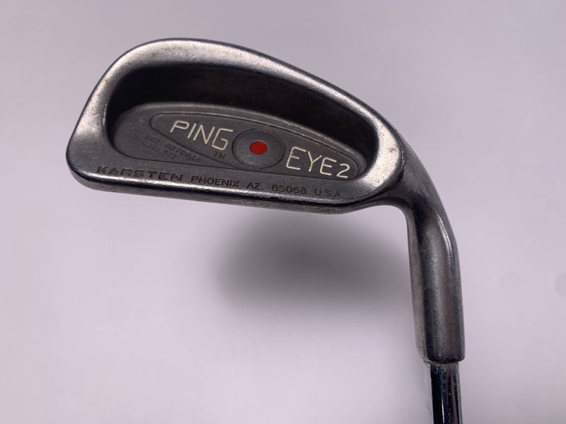 Ping Eye 2 Single 7 Iron Red Dot 1* Flat Karsten ZZ-Lite Regular Steel Mens RH