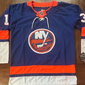 New York Islanders Matthew Barzal #13 Blue/White Jersey Adult Large (52) NWT