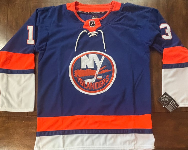 New York Islanders Matthew Barzal #13 Blue/White Jersey Adult Large (52) NWT