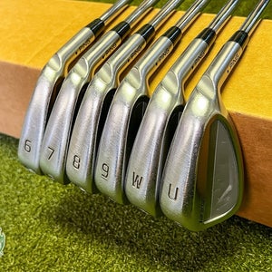 Used Ping Black Dot i230 Irons 6-PW/UW Modus3 105g Regular Flex Steel Golf Set
