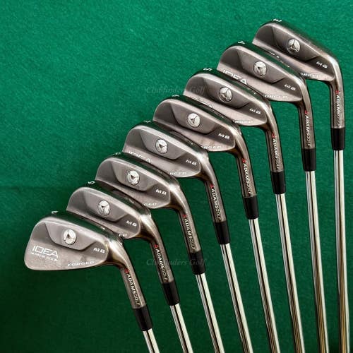 Adams Idea Pro Black MB Forged 3-PW Iron Set Project X 6.5 Steel Extra Stiff