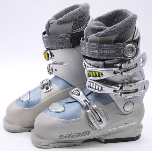Salomon Siam 770 Women's Ski Boots - Size 5 / Mondo 22 Used