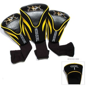 Team Golf Contour Golf Club Headcovers 3pk (Missouri Tigers) NCAA NEW