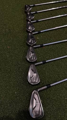 Srixon ZX7 MKII Limited Edition Black Right Handed Iron Set Stiff Flex Steel Shaft (Used)