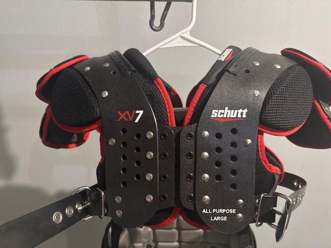 Large Adult Schutt Shoulder Pads (XV7) (New)