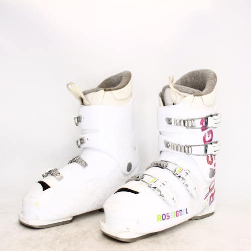 Rossignol Fun Girl J4 Star Juniors Ski Boot - Size 9.5 / Mondo 26.5 Used